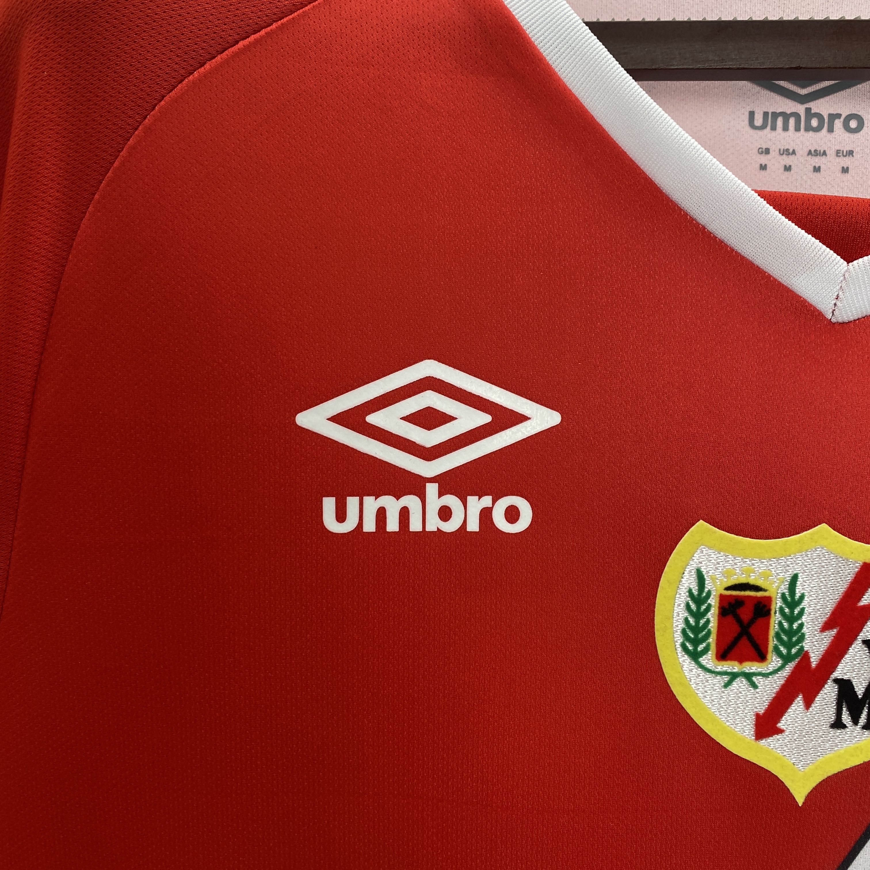 24/25 Rayo Vallecano Away red  jersey