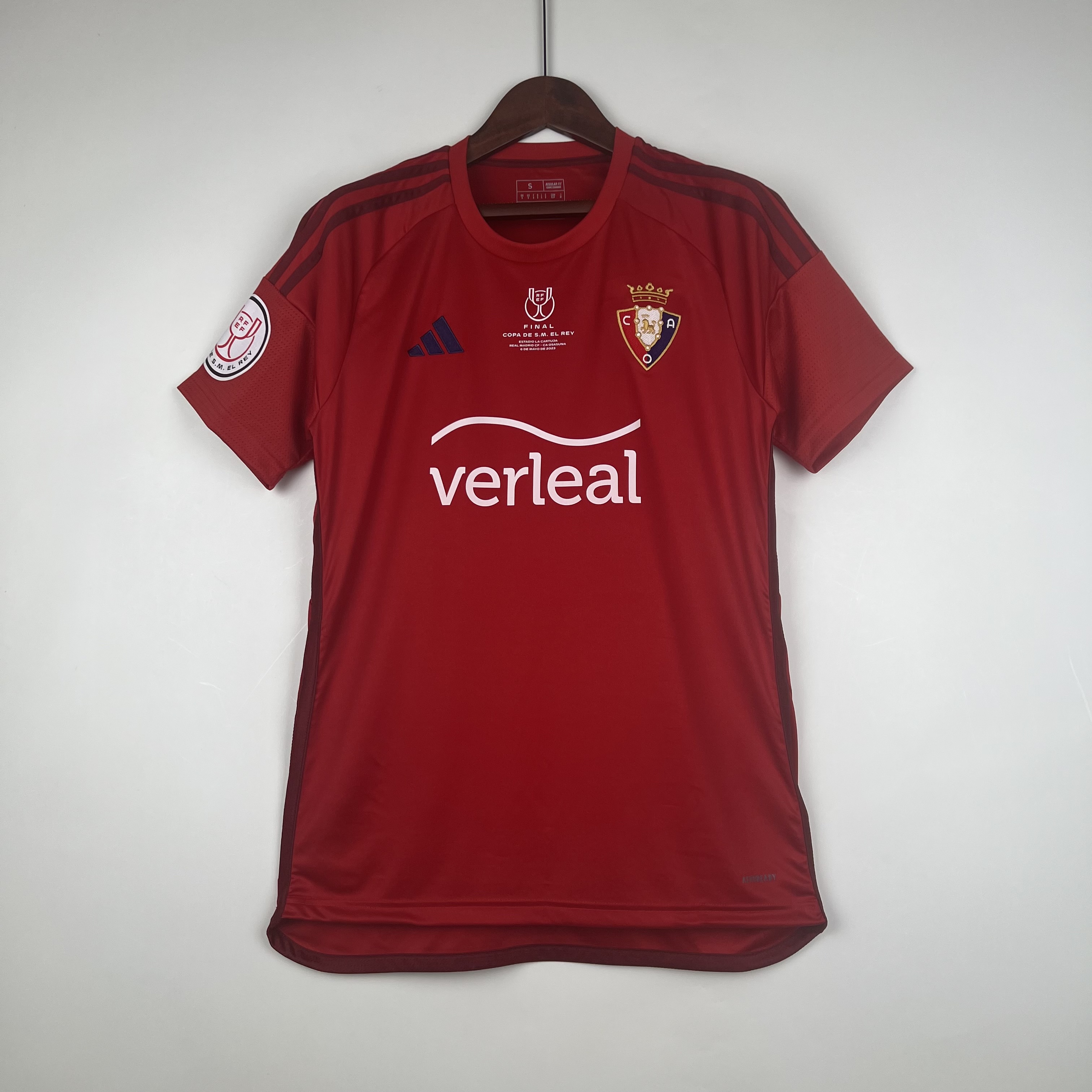 23/24 Osasuna Copa del Rey Special Edition red jersey