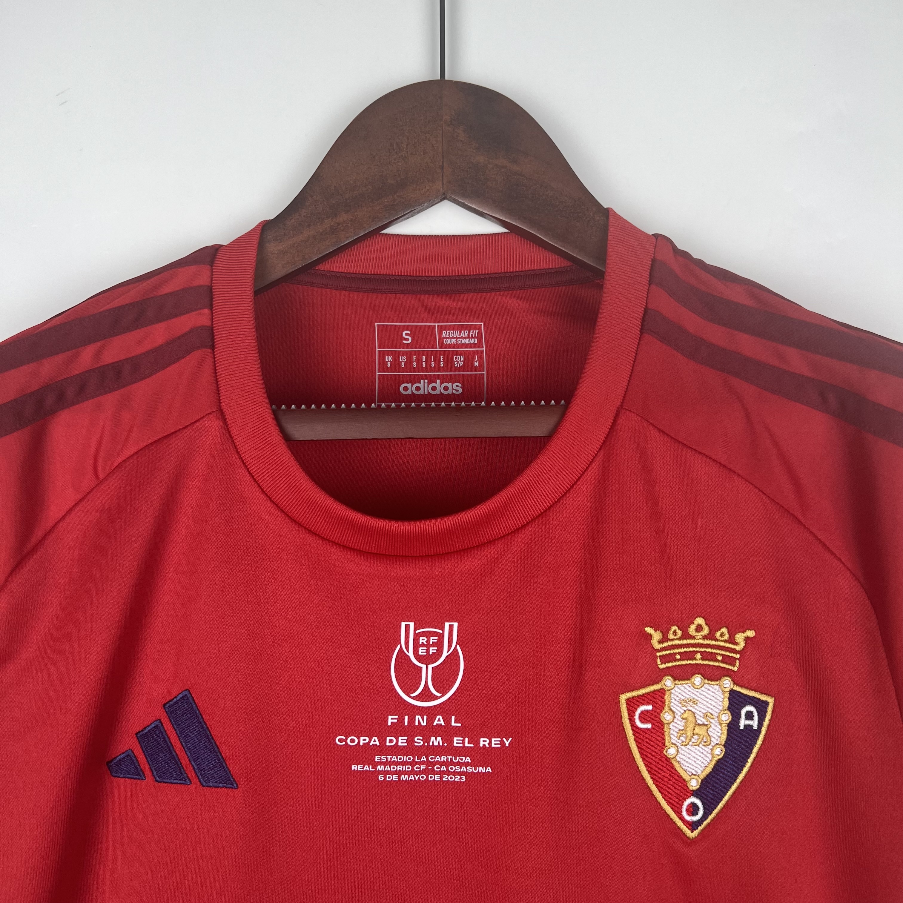 23/24 Osasuna Copa del Rey Special Edition red jersey