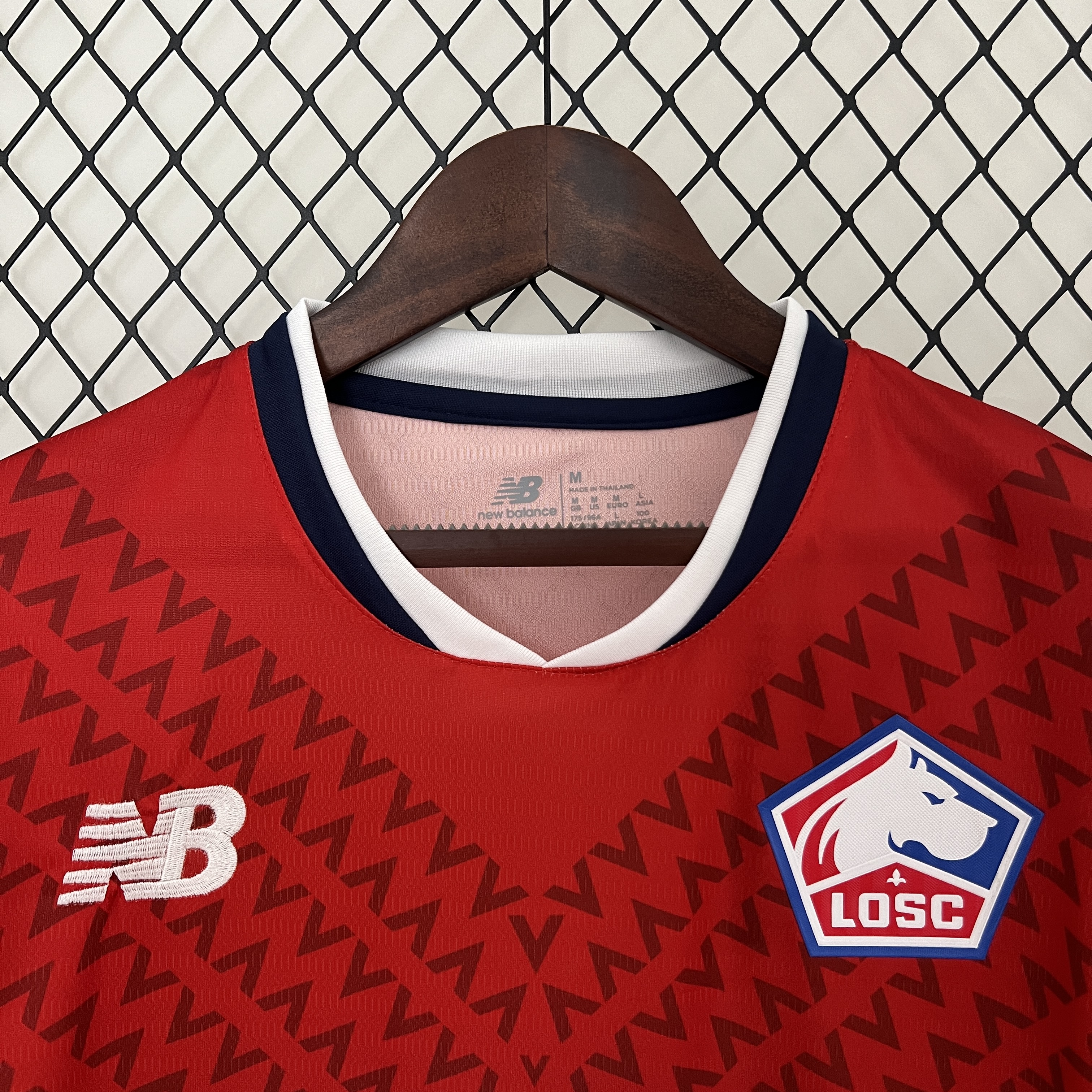 24/25 Lille home red jersey