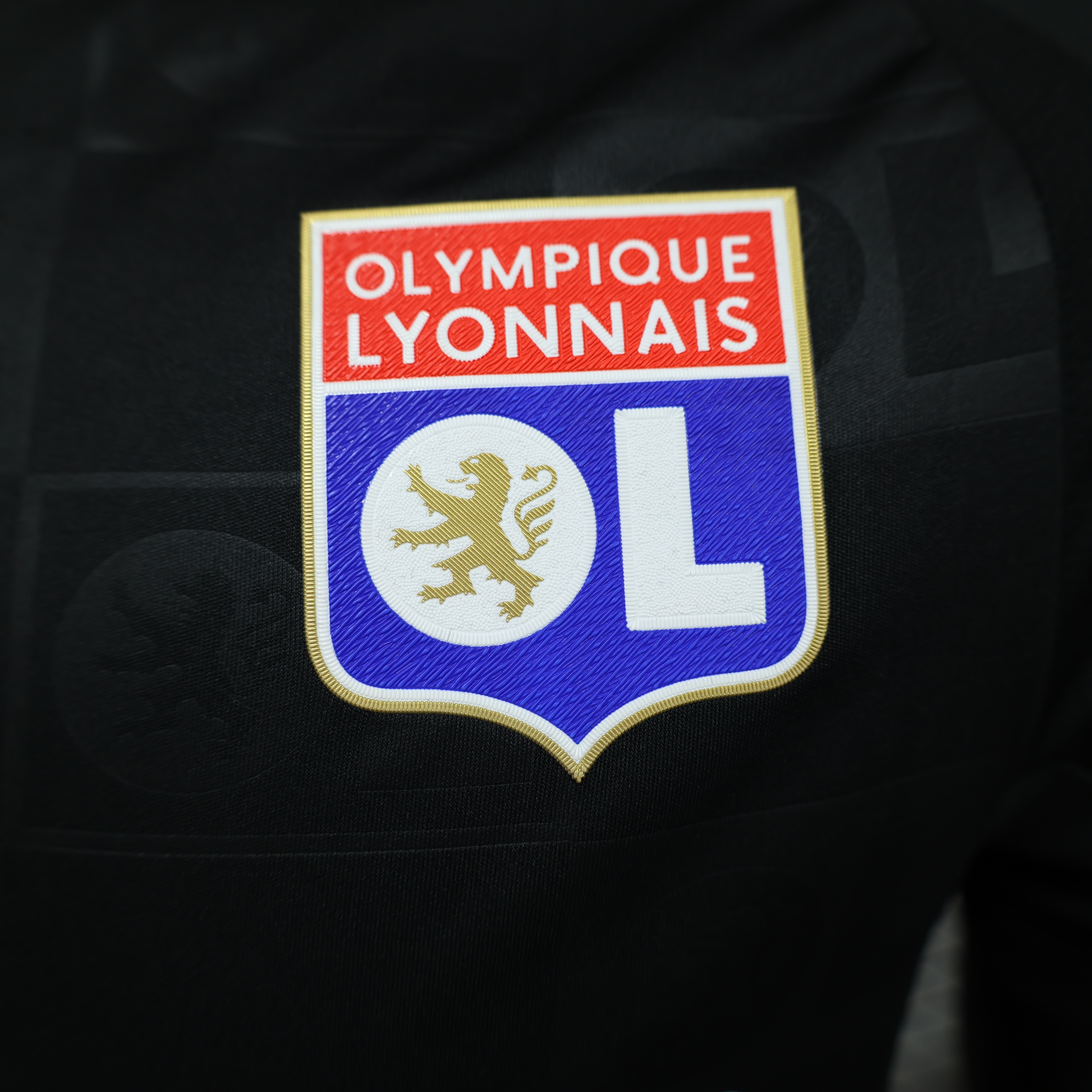 24-25 player away Lyon's black  jersey