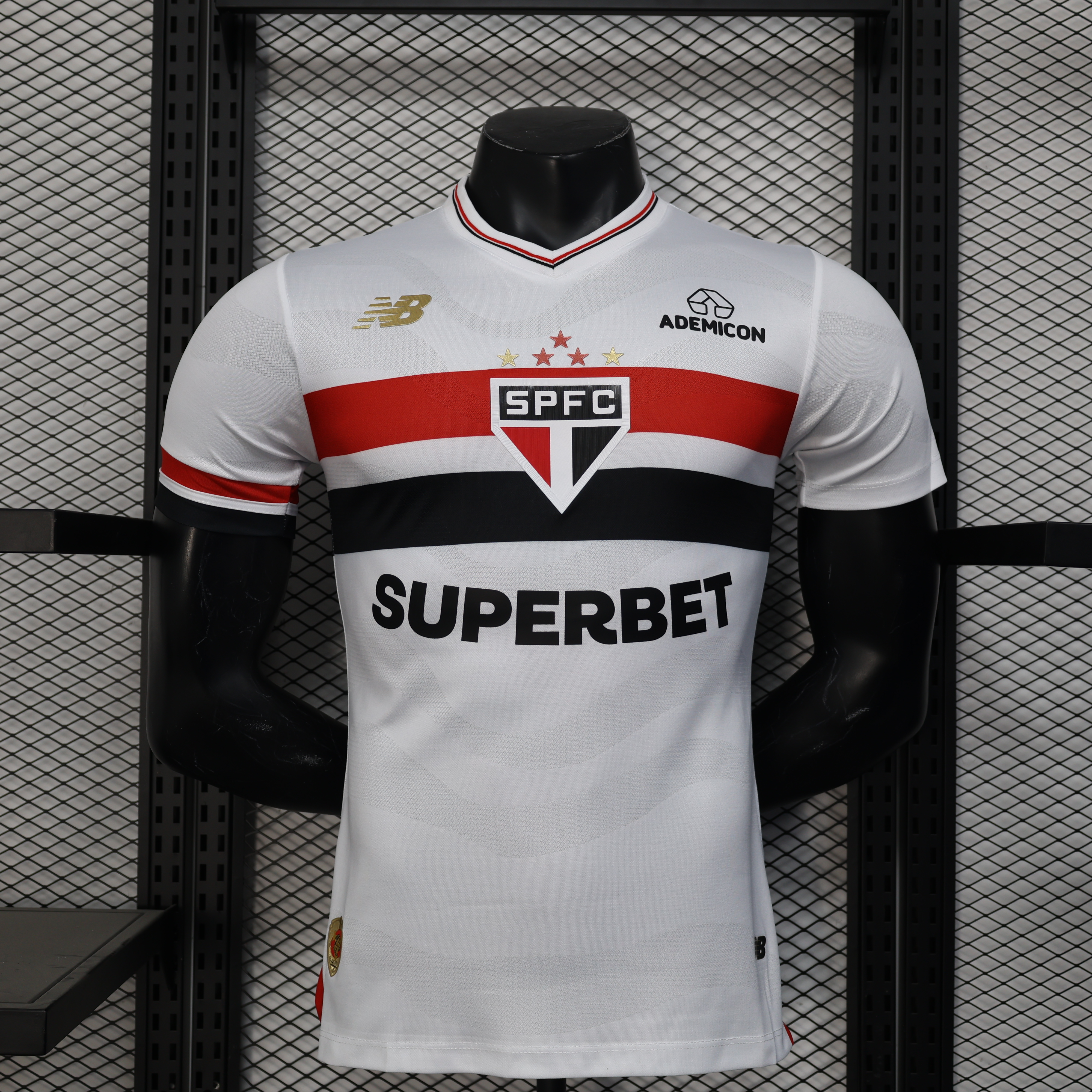 25/26 Players Sao Paulo home all sponsors Jersey