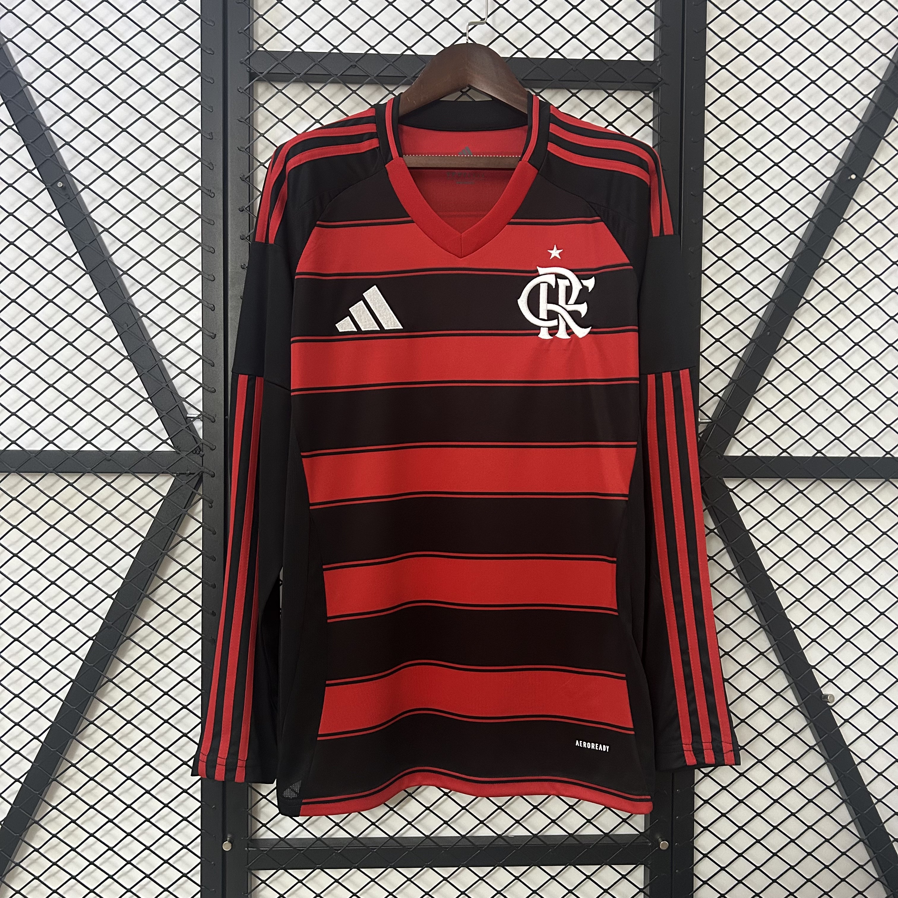 25/26 Long sleeve Flamengo Home Jersey
