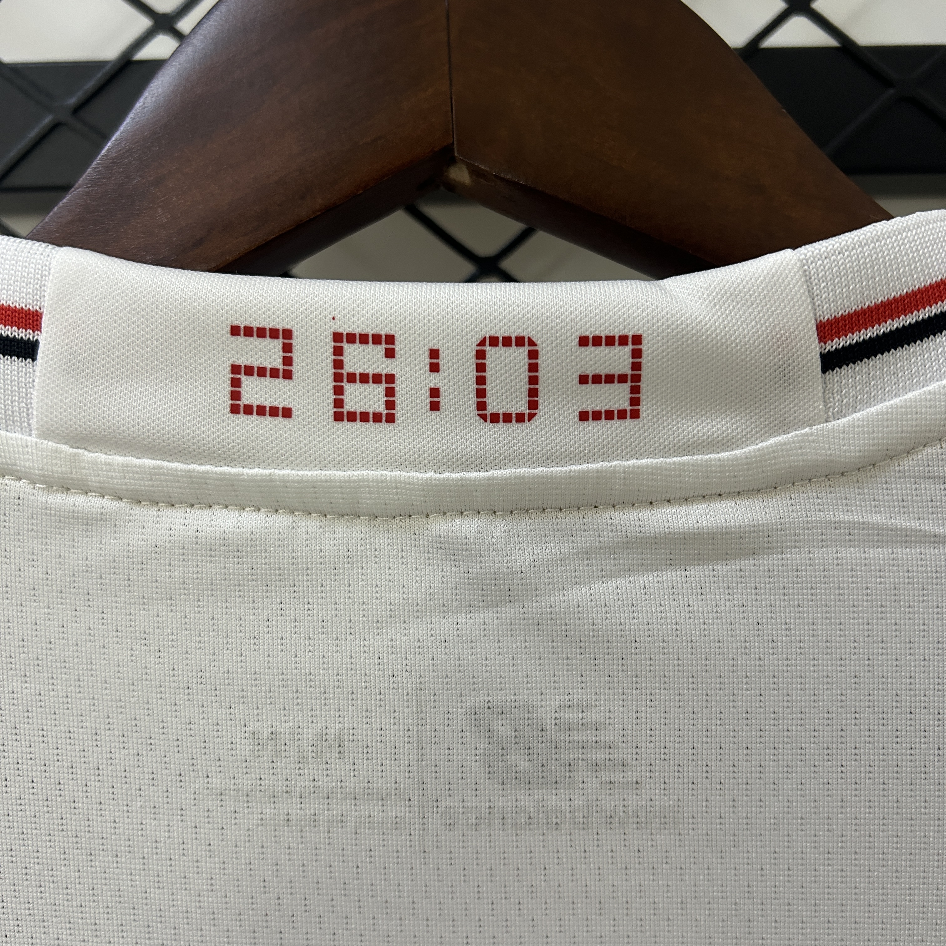 25/26 Sao Paulo Home all sponsors suit