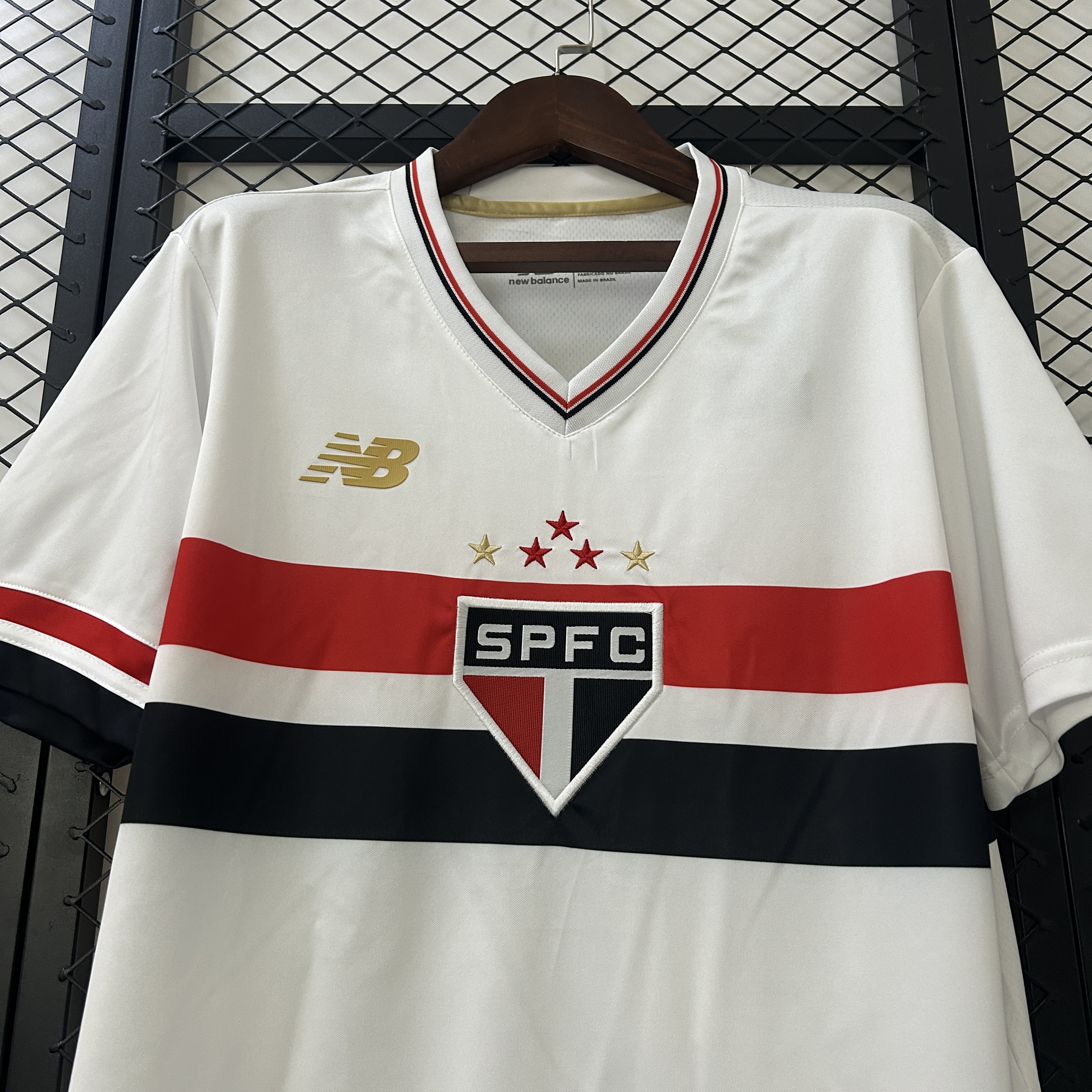 25/26 Sao Paulo Home all sponsors suit