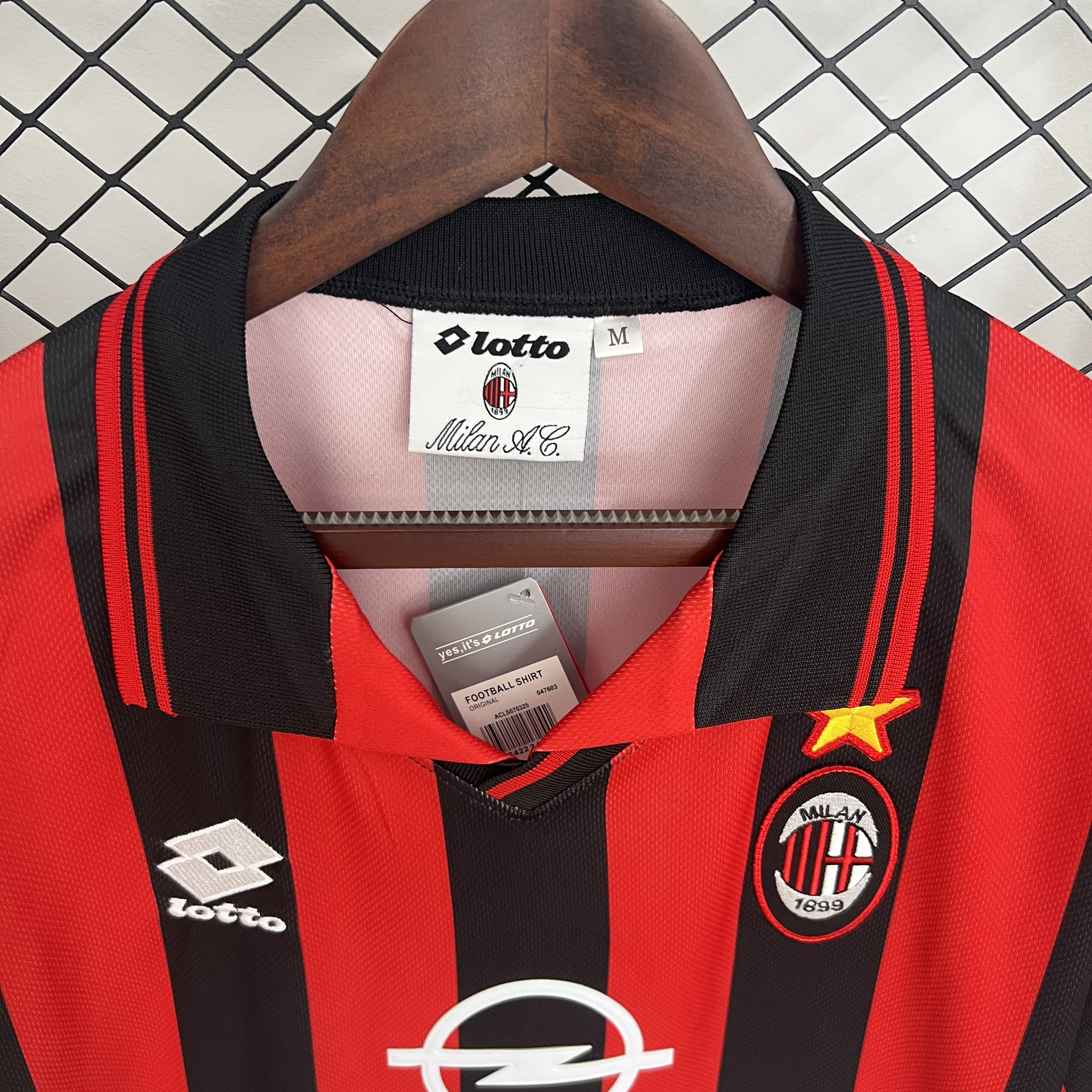 Retro AC Milan 97/98 Home red Jersey