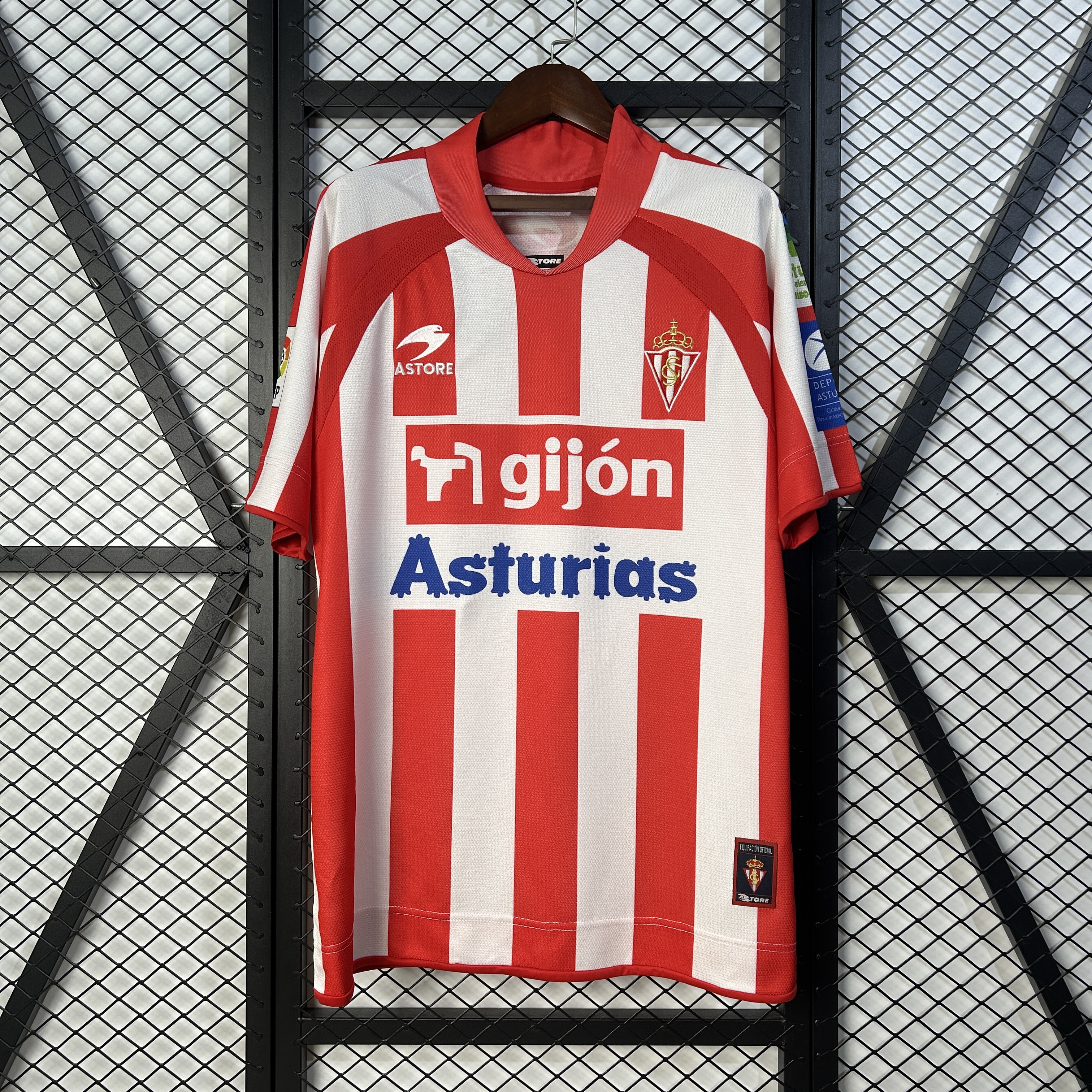 Retro Sporting Gijon 08/09 Home  Jersey