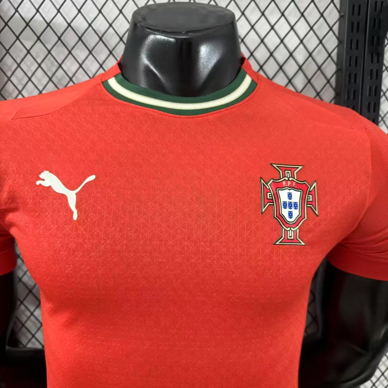 2025 Player Portugal Home  Jersey