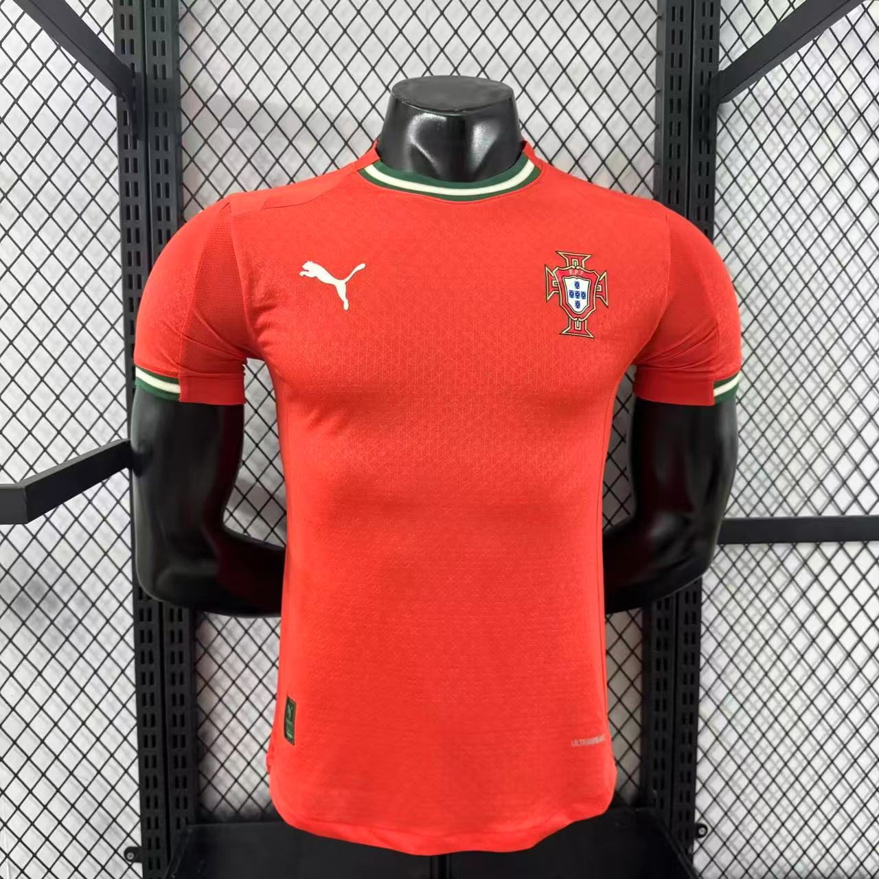 2025 Player Portugal Home  Jersey