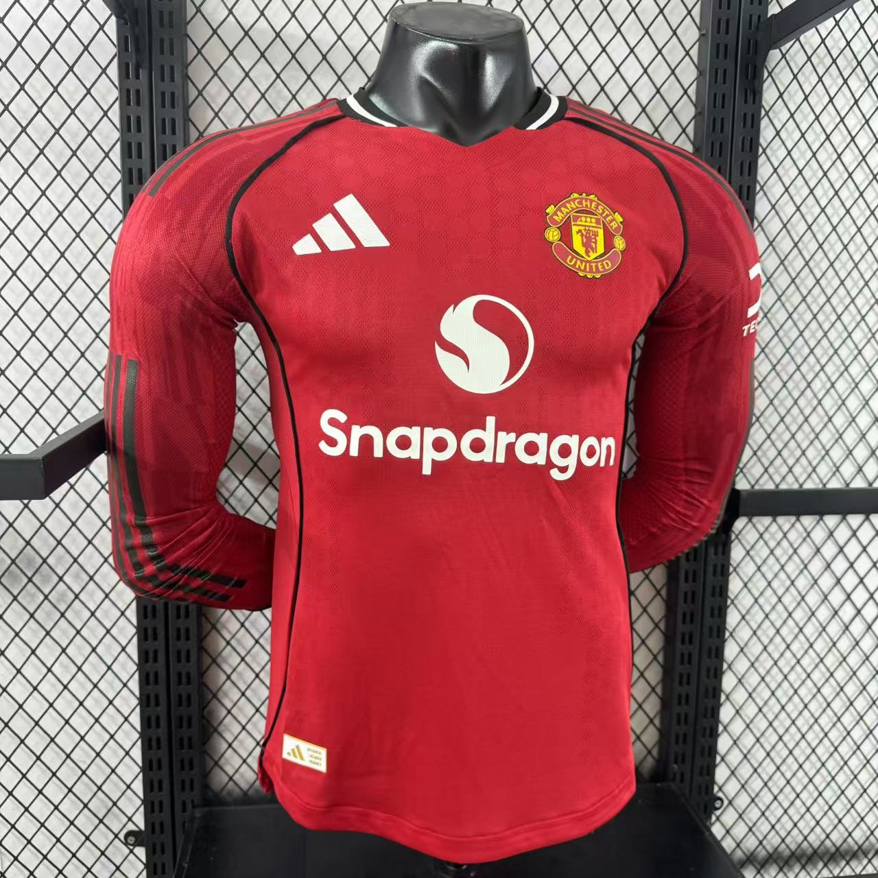 25/26 Player Long Sleeve M-U Home Jersey