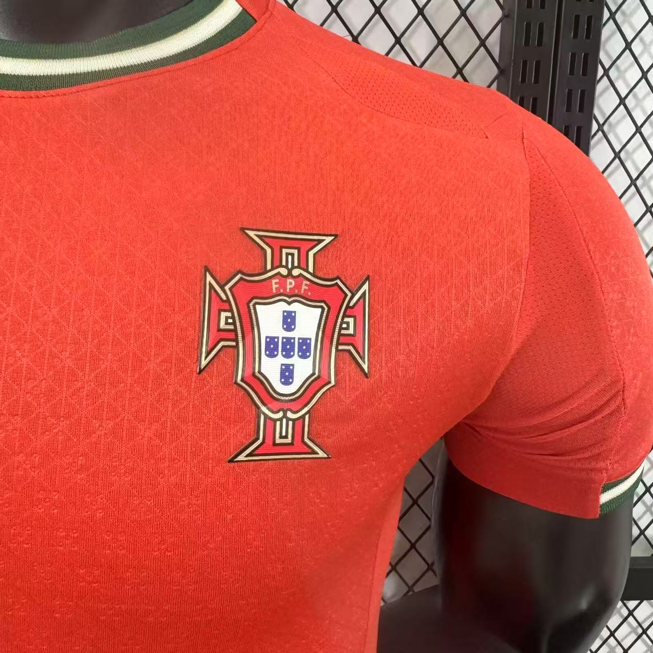 2025 Player Portugal Home  Jersey