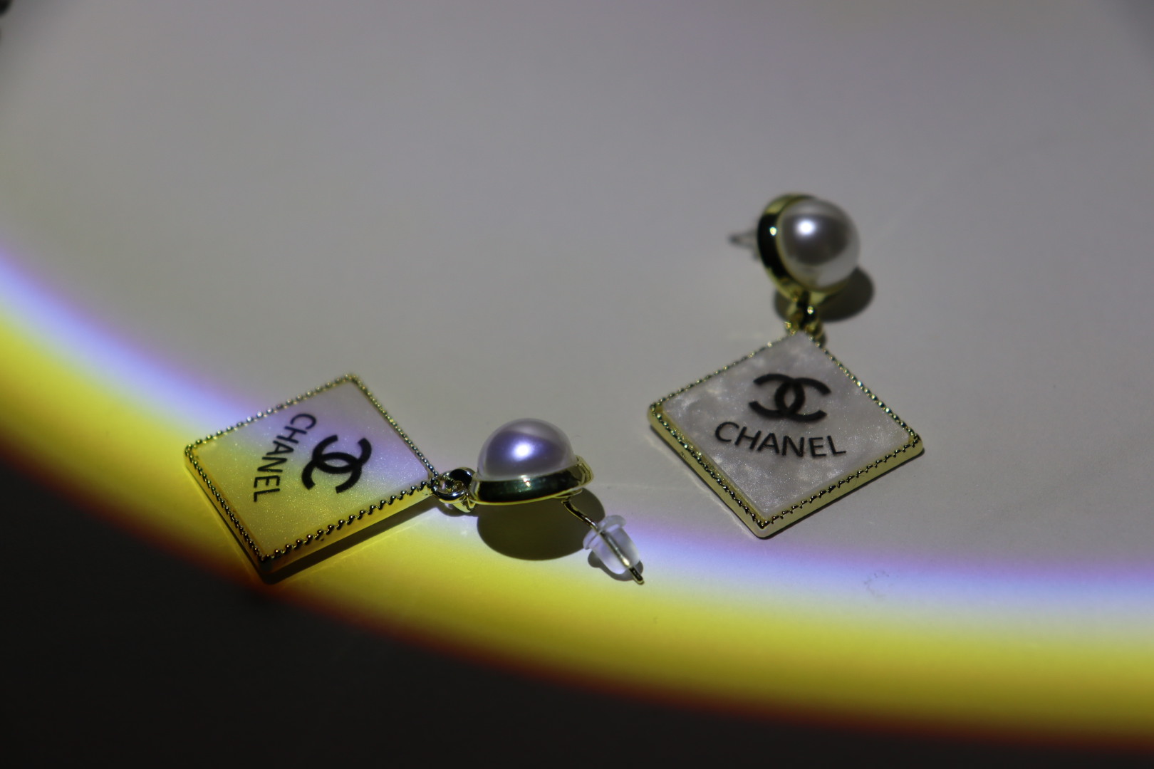 French Pearl Dangle Earrings