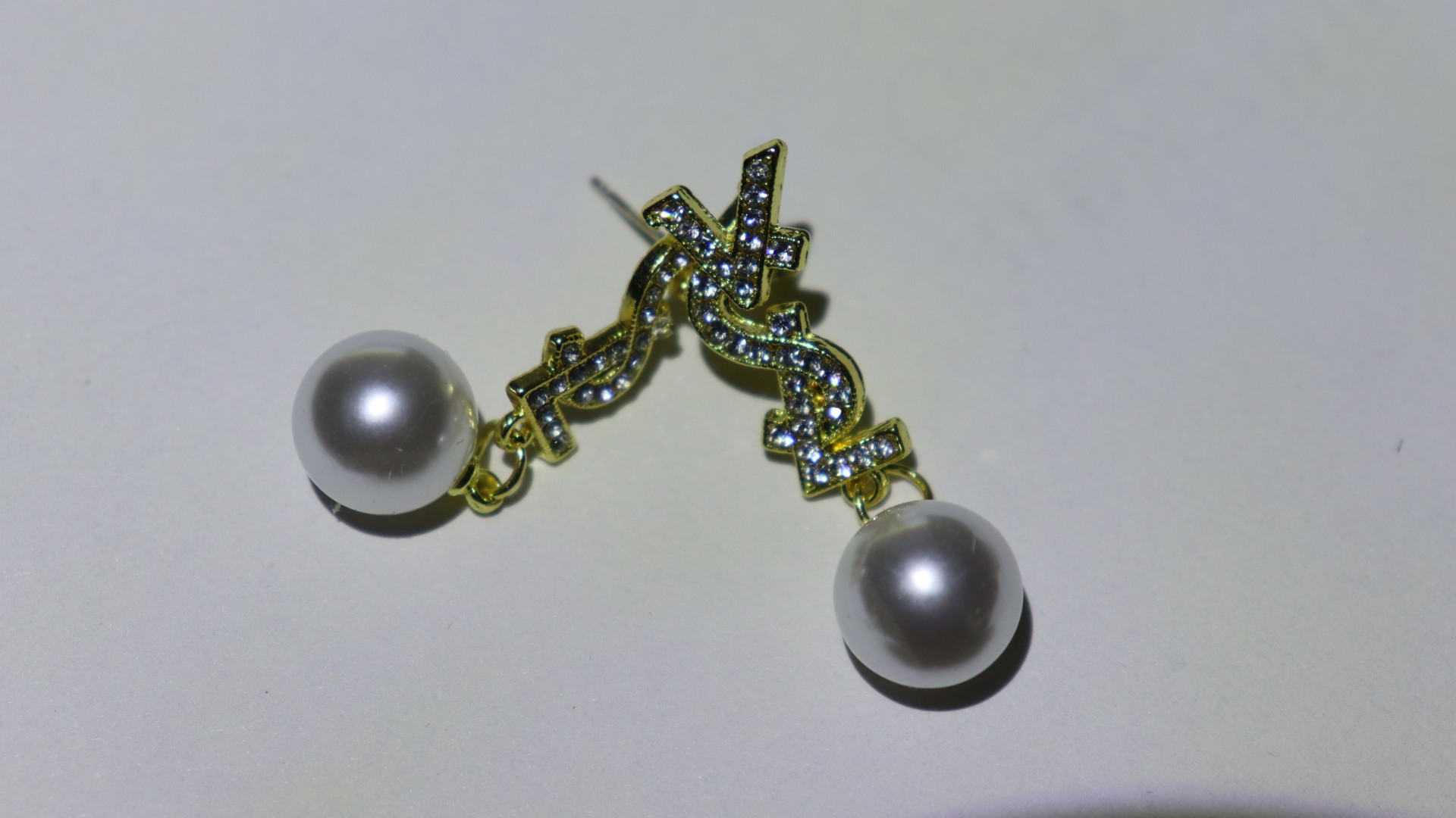 French Pearl Dangle Earrings