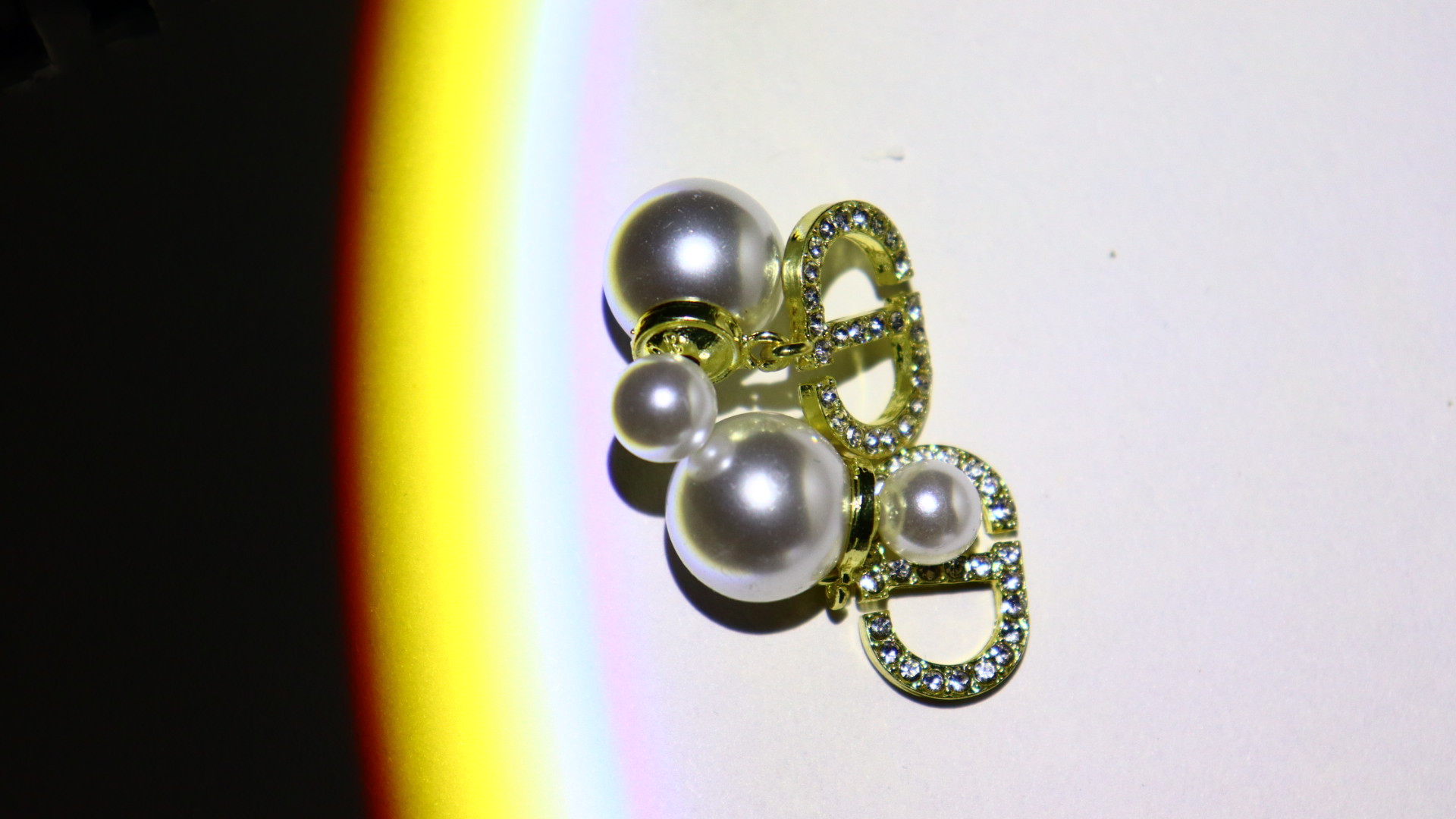 💎 Genuine Freshwater Pearl Drop Earrings, 925 Silver Gold Plated Elegant Dangling Earrings for Women, Bridal Party Wedding Jewelry