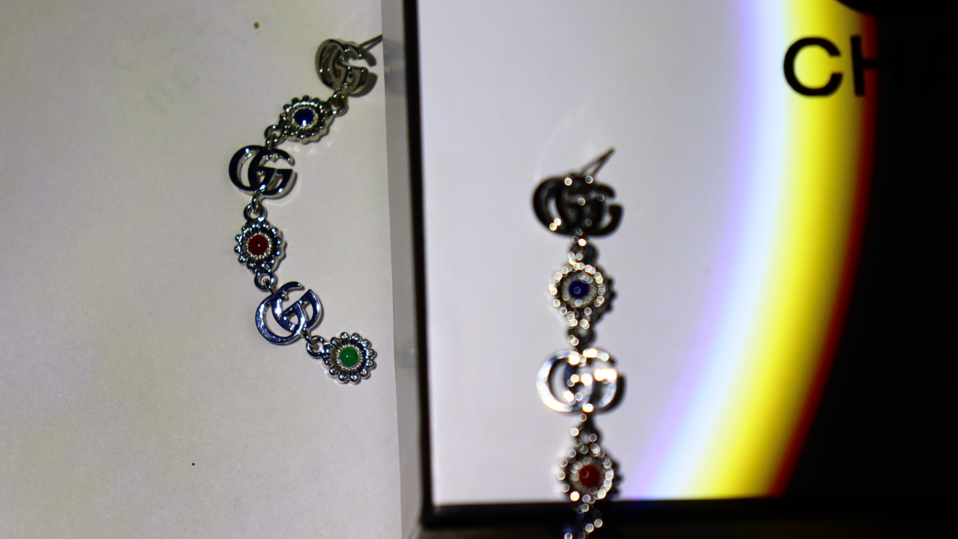 2025 European and American fashion letter earrings