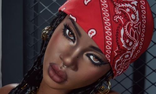 Black real sex doll with afro hairstyle