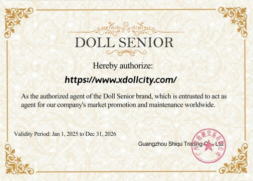 Doll Senior confirmation of authorized real sex doll sales rights