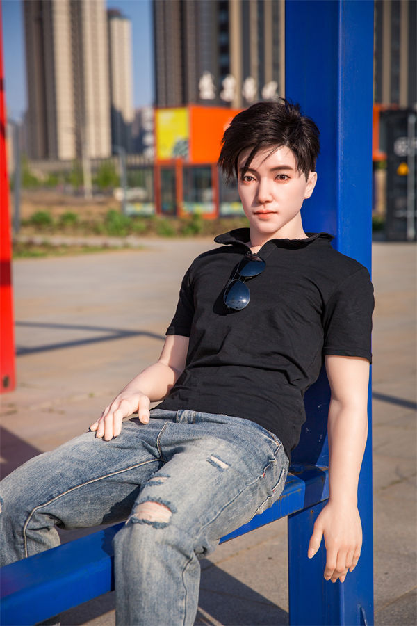 177cm/5ft10 Male Silicone Adult Sex Doll – Qin