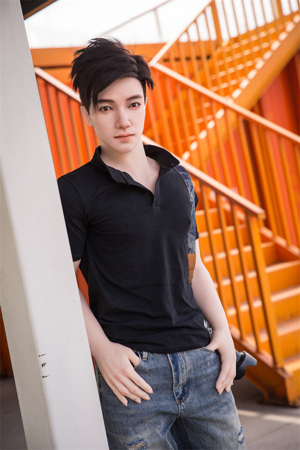 177cm/5ft10 Male Silicone Adult Sex Doll – Qin