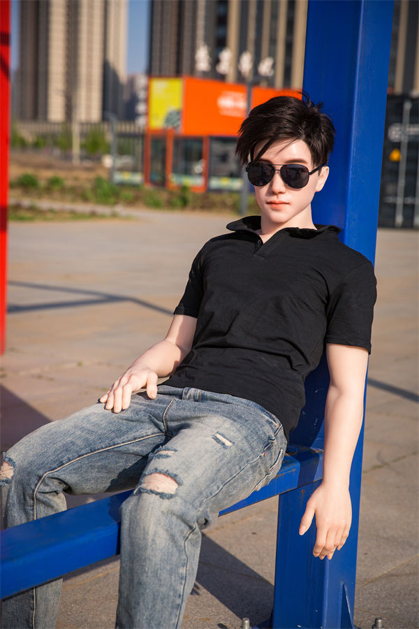 177cm/5ft10 Male Silicone Adult Sex Doll – Qin