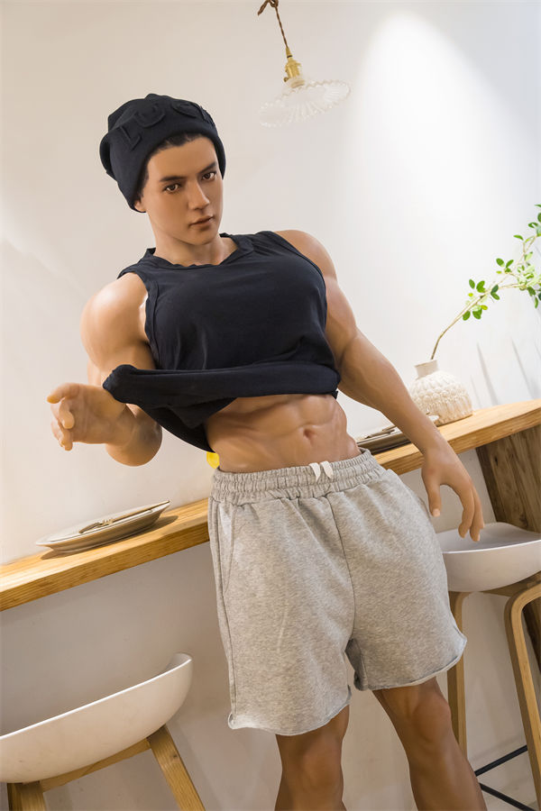 180cm/5ft10 Male Silicone Adult Sex Doll –Han