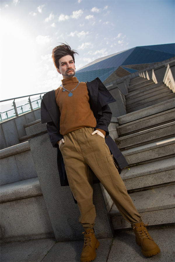 Male Silicone Head TPE Body Adult Sex Doll – Mike with Full Customization Options