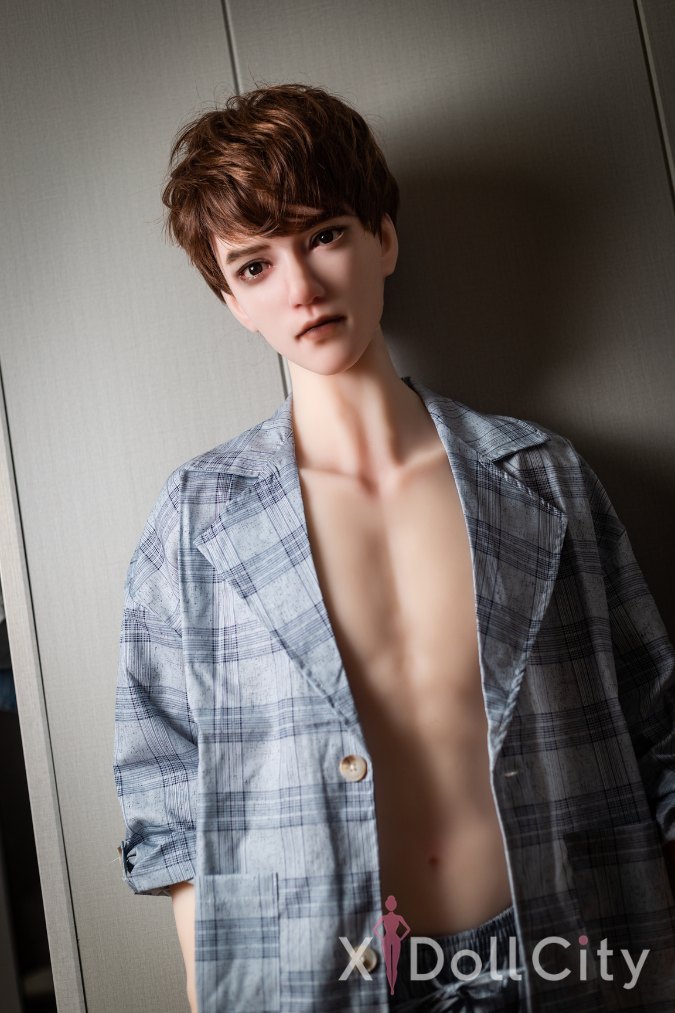 165cm/5ft5 Male Silicone Head TPE Body Sex Doll – Chu with Full Customization Options