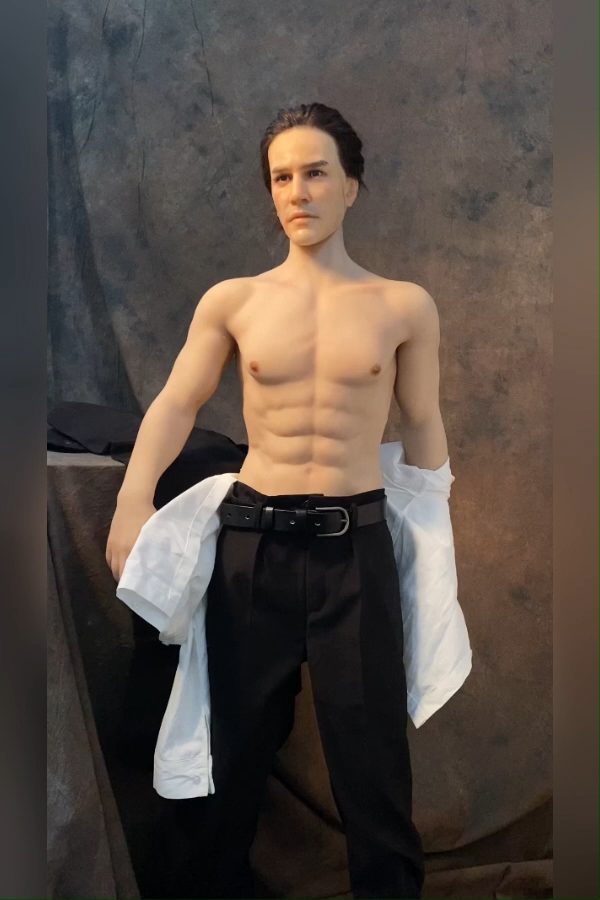 Male Silicone Head TPE Body Adult Sex Doll – Jin with Full Customization Options