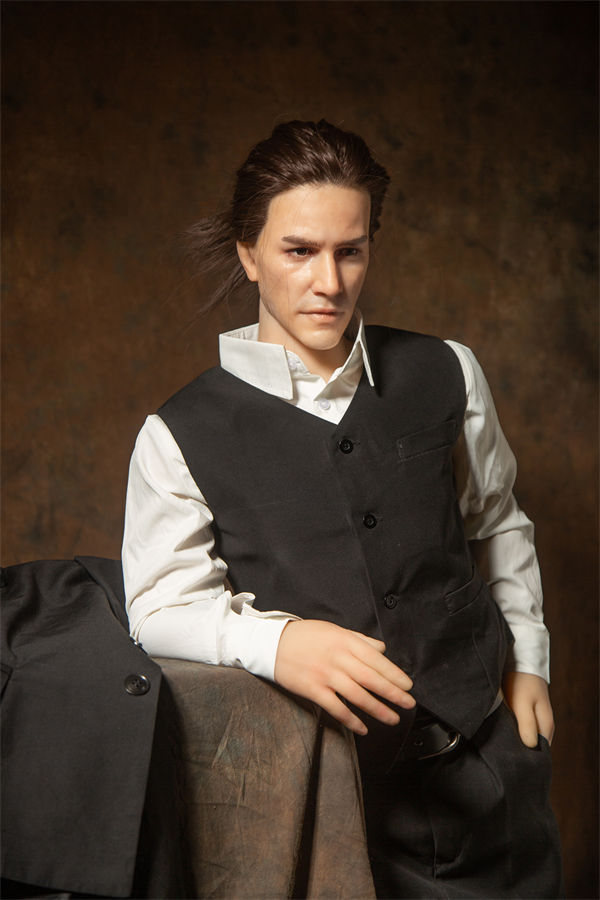 Male Silicone Head TPE Body Adult Sex Doll – Jin with Full Customization Options