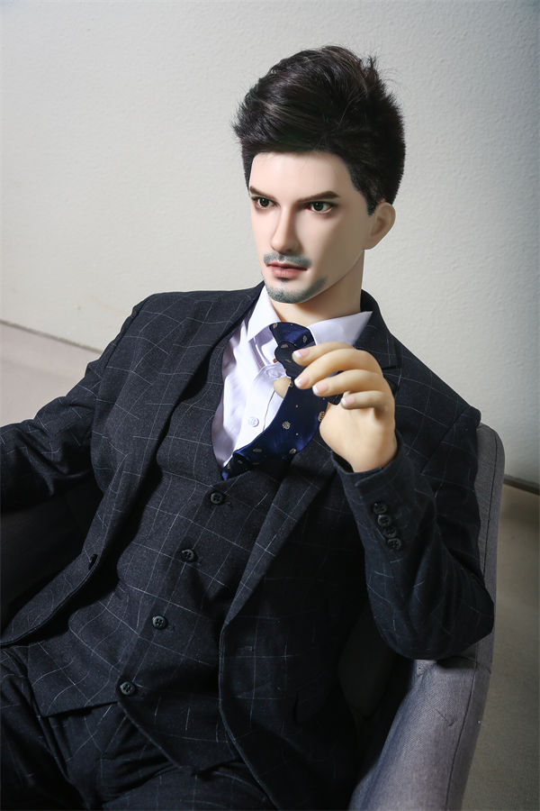 175cm/5ft9 Male Silicone Head TPE Body Adult Sex Doll – Zhou with Full Customization Options