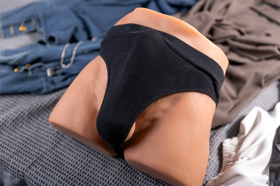 32cm/12.6″ 3D Realistic Electric Male Hips TPE Sex Toys - Lin with Free Heating & Anal Suction Function