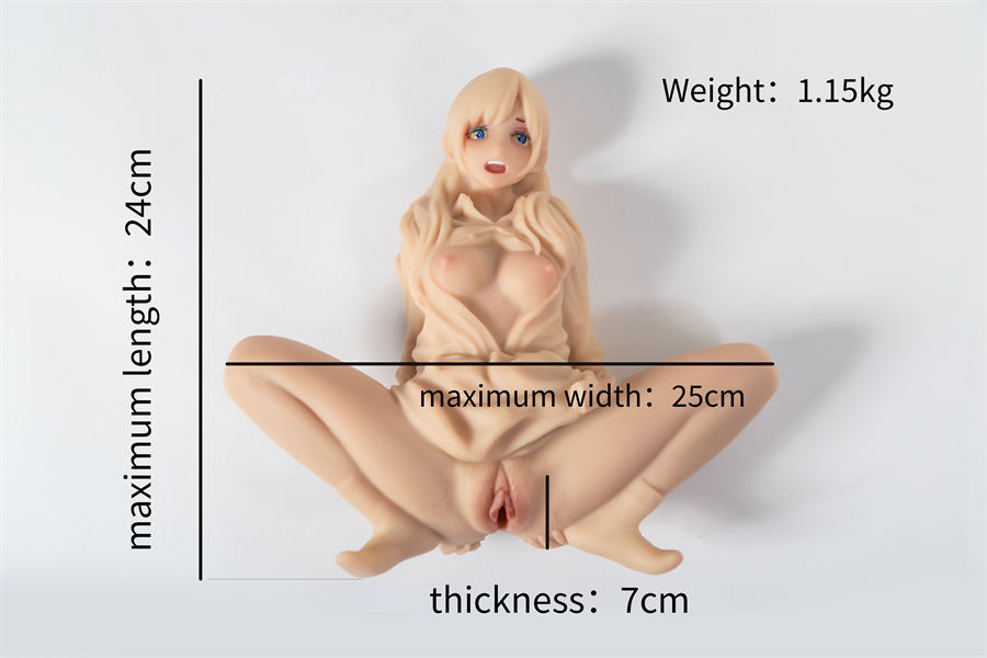 24cm/9.4″ 3D Realistic Female Silicone Sex Toys - Duona