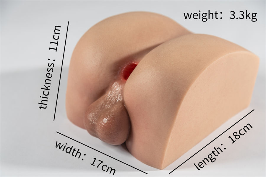 18cm/7.1″ 3D Realistic Male Hips Silicone Sex Toys - Simon