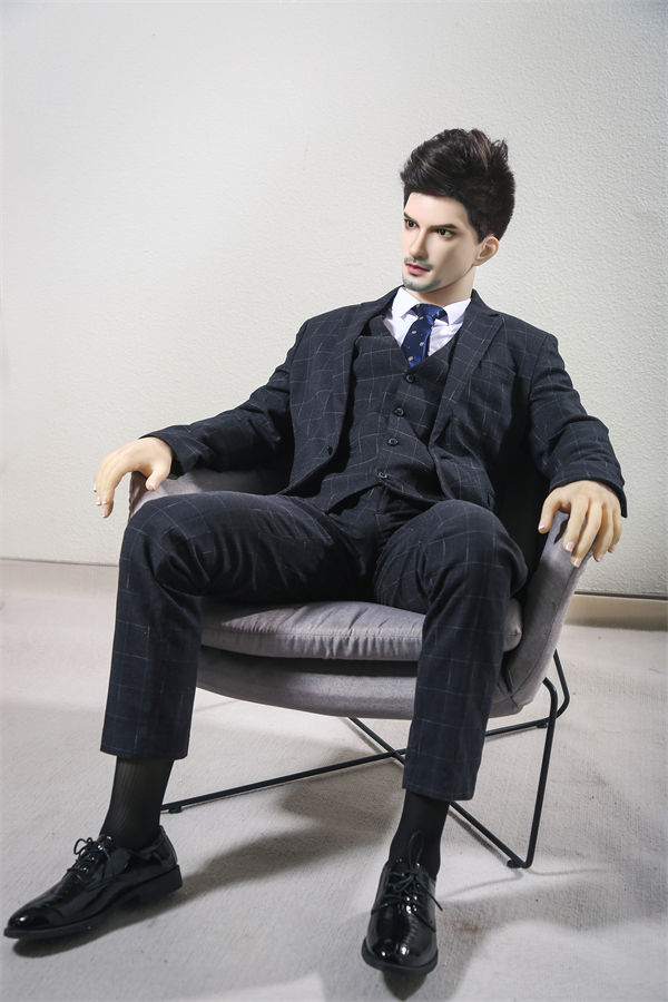 175cm/5ft9 Male Silicone Head TPE Body Adult Sex Doll – Zhou with Full Customization Options