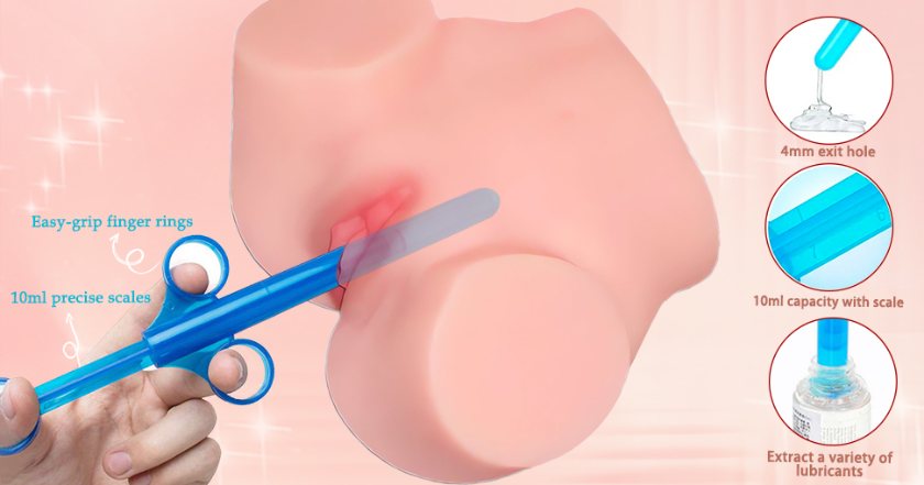 Water-based lubricant recommended for safe and smooth sex doll use