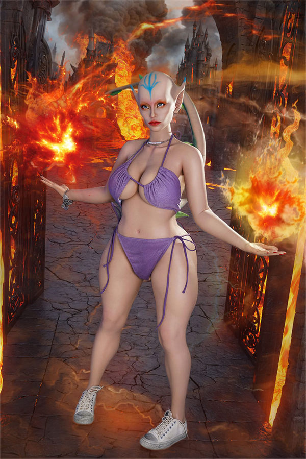 153cm/5ft G-cup Silicone Adult Sex Doll – Pandora