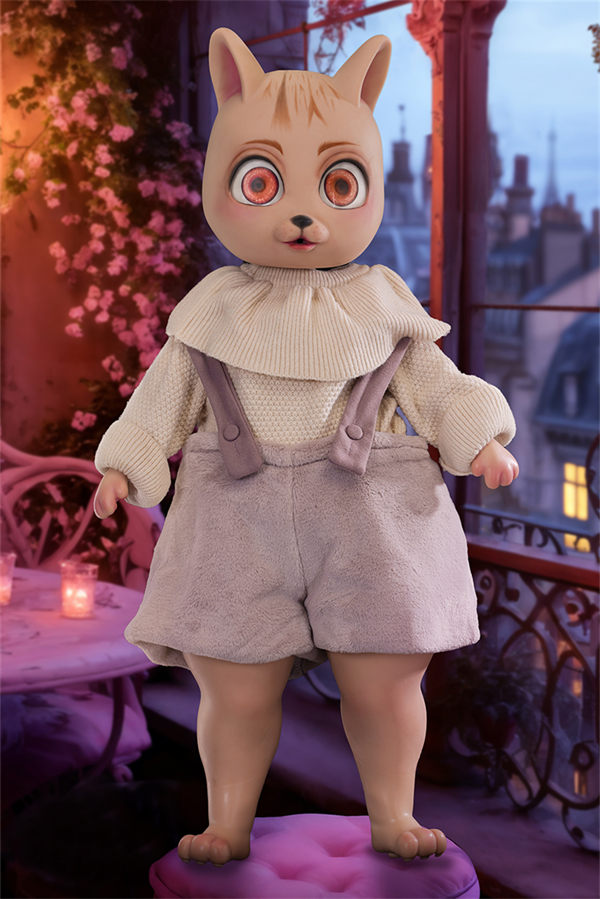 All-In-One Seamless Neck Silicone Adult Sex Doll Bearrie