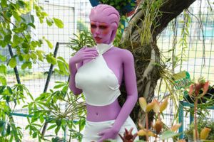 Ugly sex doll with unique features designed for eccentric fantasies