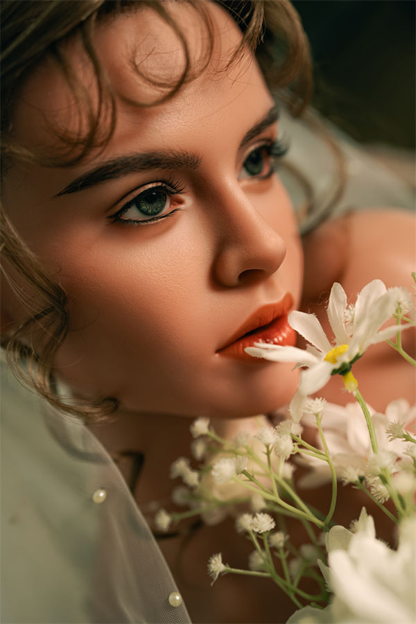 158cm (5ft2) F-Cup Silicone Adult Sex Doll Casey, ROS Head T41