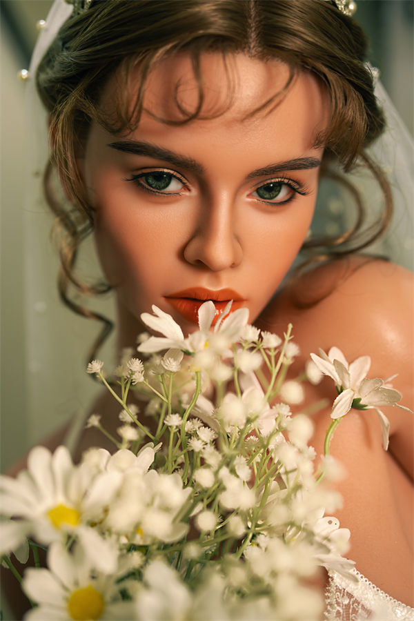 158cm (5ft2) F-Cup Silicone Adult Sex Doll Casey, ROS Head T41