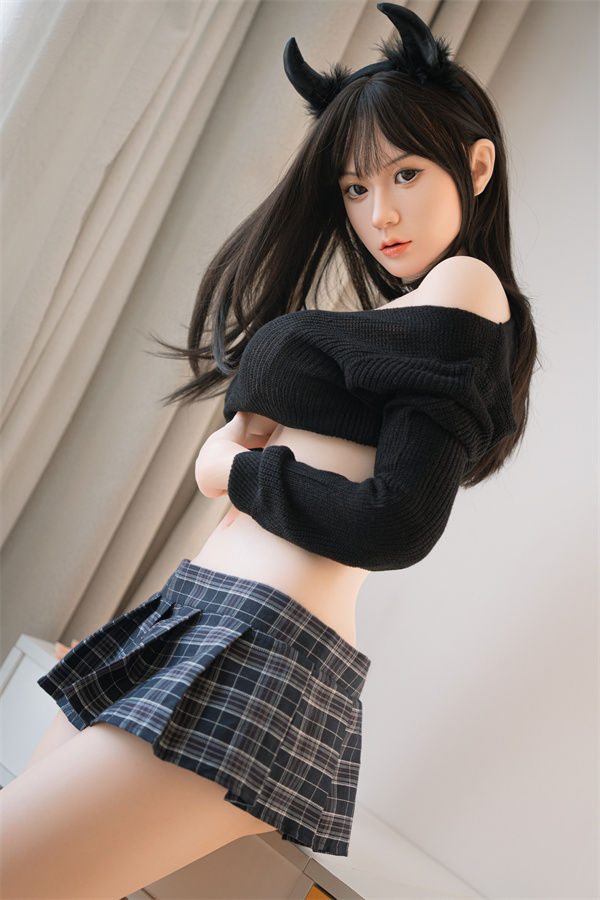 158cm (5ft2) F-Cup Silicone Adult Sex Doll Ann, ROS Head T10