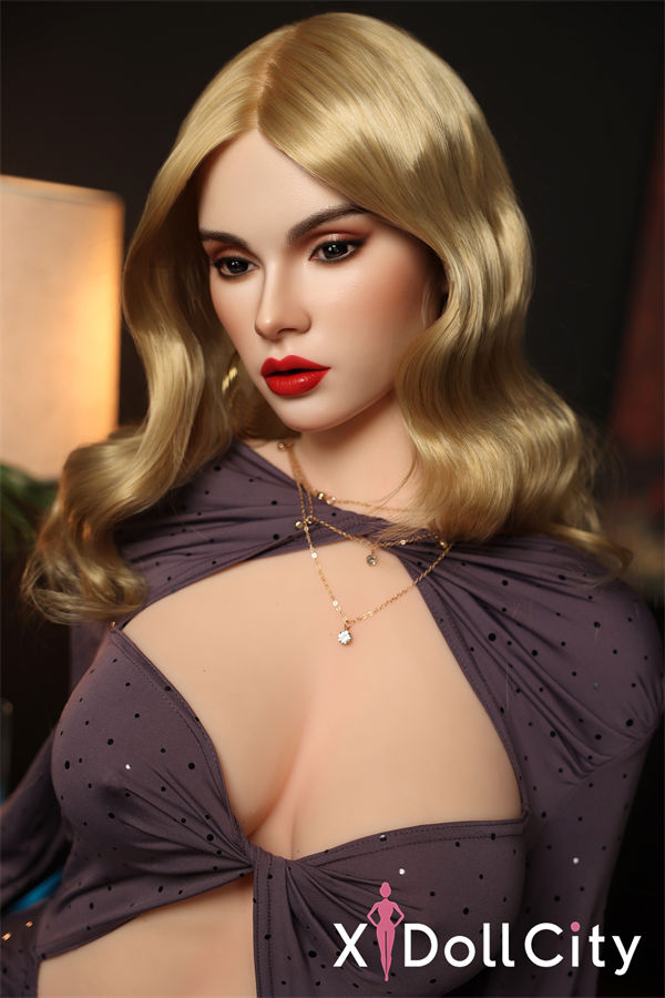 168cm/5ft6 F-cup Silicone Head TPE Body Adult Sex Doll – Elina