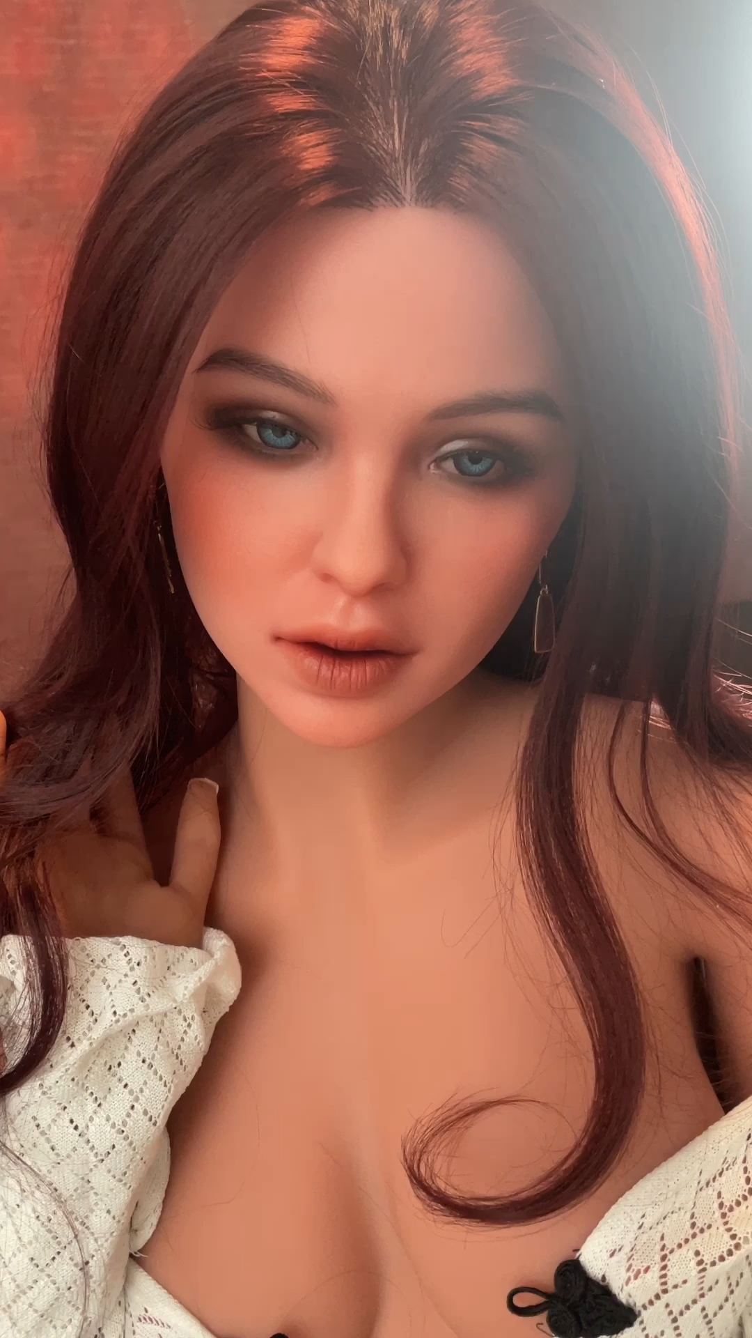 166cm/5ft5 G-cup Silicone Head TPE Body Adult Sex Doll – Lillian