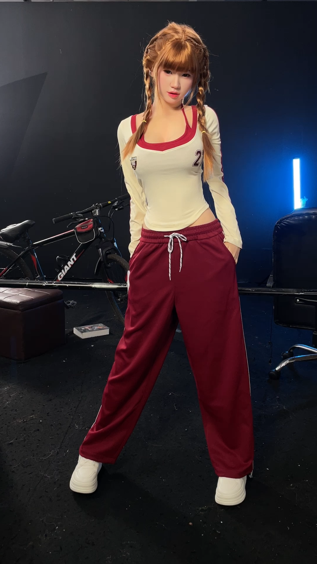 168cm/5ft6 F-cup Silicone Head TPE Body Adult Sex Doll – XiaoHua