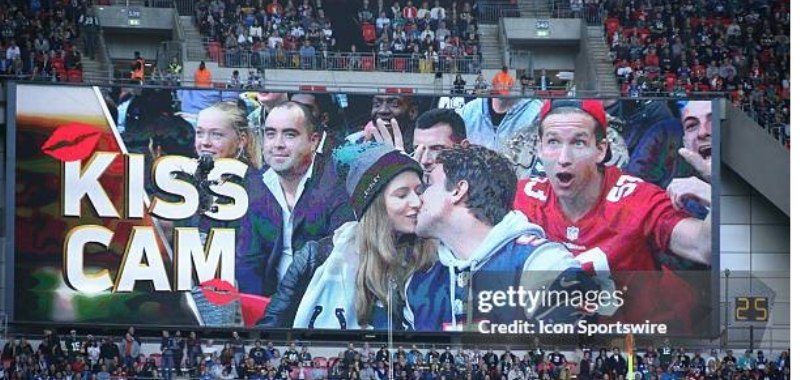 Kiss Cam public display of affection at Coldplay concert