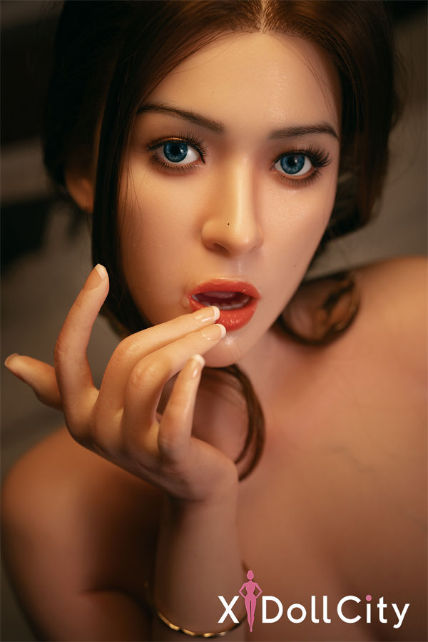 166cm(5ft5) D-cup Full Silicone Adult Sex Doll, Movable Jaw Head M30