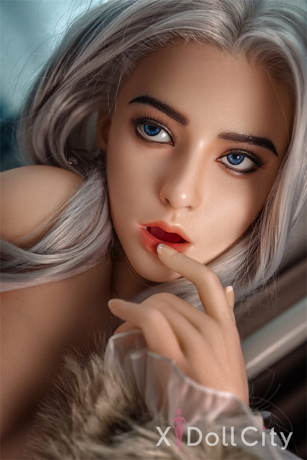 164cm(5ft4) D-Cup Hybrid Adult Sex Doll Edna, Movable Jaw Head M12