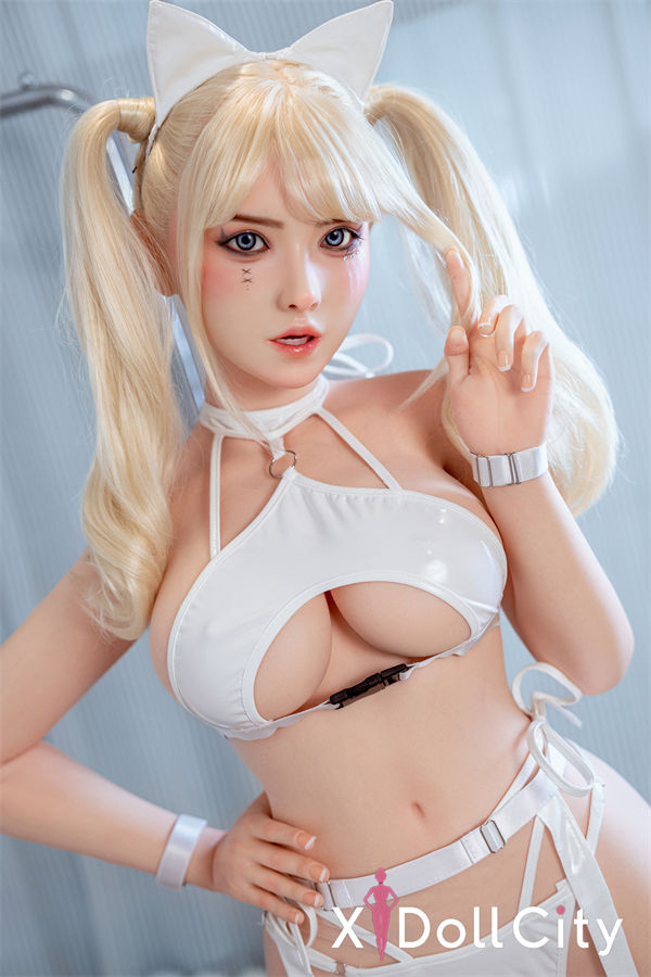 164cm(5ft4) D-cup Full Silicone Adult Sex Doll, Movable Jaw Head M39