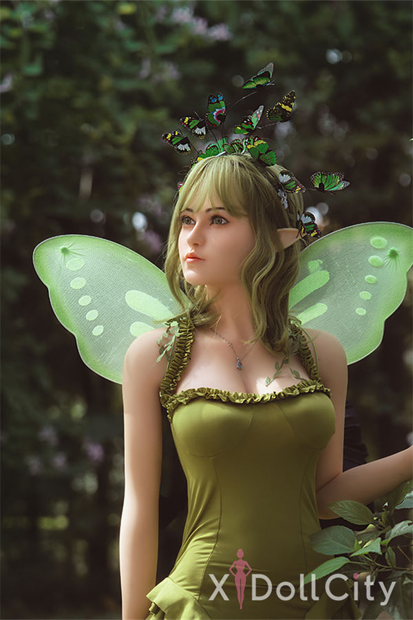 160cm (5ft3) C-Cup Elf Doll Hybrid Adult Sex Doll, Silicone Head S19