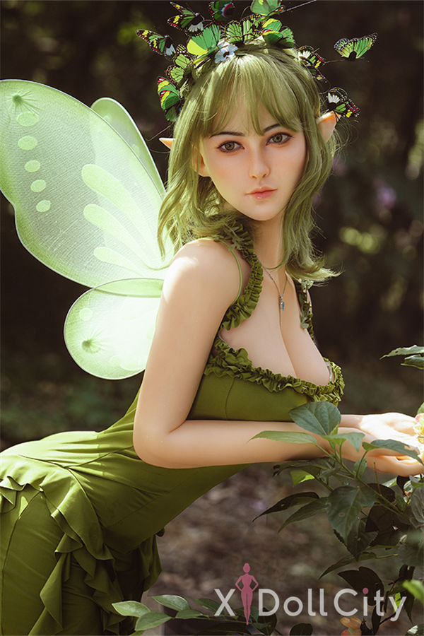 160cm (5ft3) C-Cup Elf Doll Hybrid Adult Sex Doll, Silicone Head S19